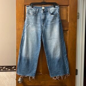 Wide leg crop Sneak Peek Jeans SZ 31